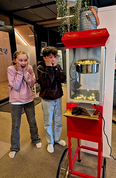 Små og store seire feires med popcorn