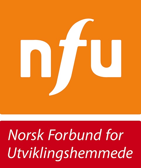 Norsk Forbund for Utviklingshemmede (NFU) er en menneskerettighetsorganisasjon. logo