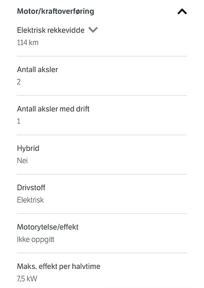 Andre EL-BIL/MC/JIAYUAN EIDOLA/KJØRES MED BILLAPP! KUN 1 EIER 2019, 35 200 km, 49 900 kr 23 of 27