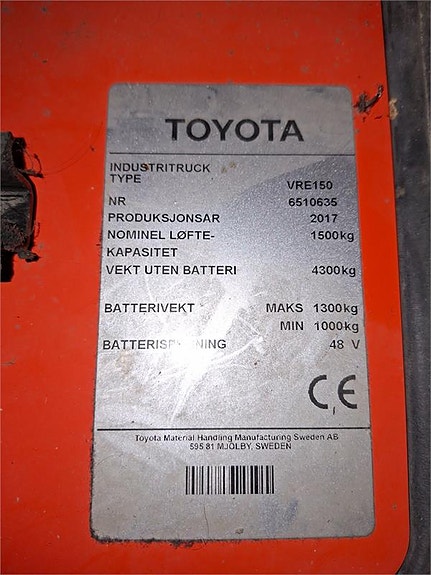 Toyota VRE150 4 of 6