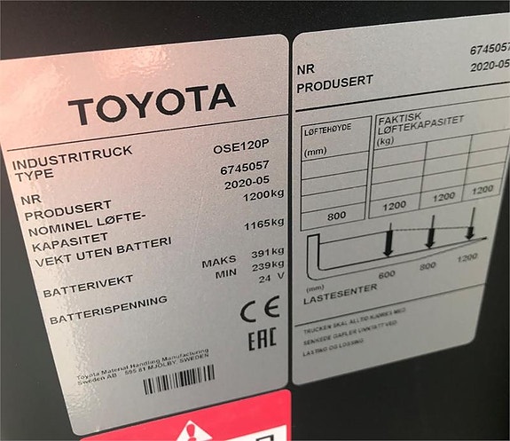 Toyota OSE120P 4 of 4