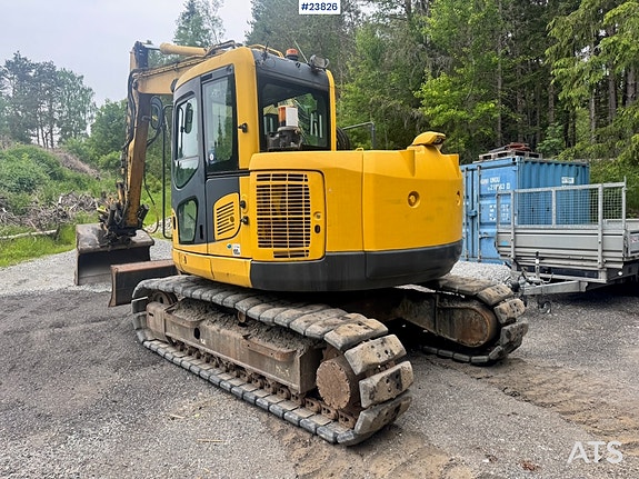 Komatsu PC138US Gravemaskin m/ Rototilt og 3 skuffer – Påkostet maskin! SE VIDEO 4 of 5