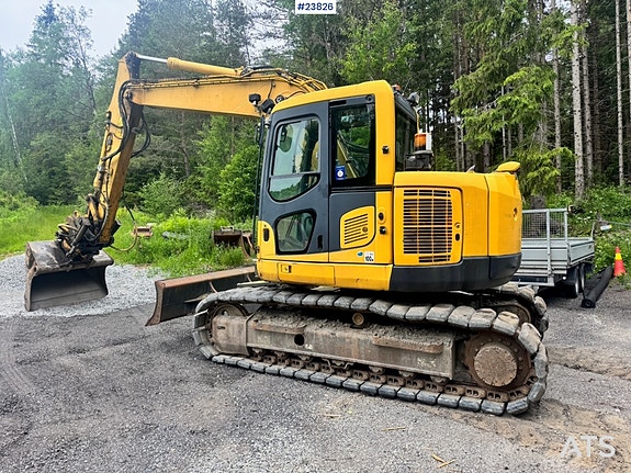 Komatsu PC138US Gravemaskin m/ Rototilt og 3 skuffer – Påkostet maskin! SE VIDEO 3 of 5