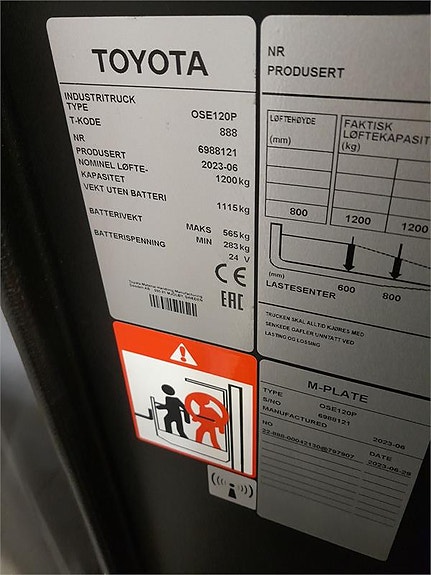 Toyota OSE120P 4 of 4