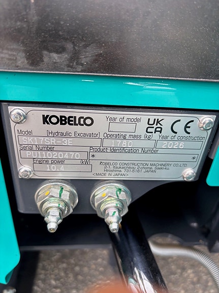 Kobelco SK17SR-3E Canopy 8 of 9
