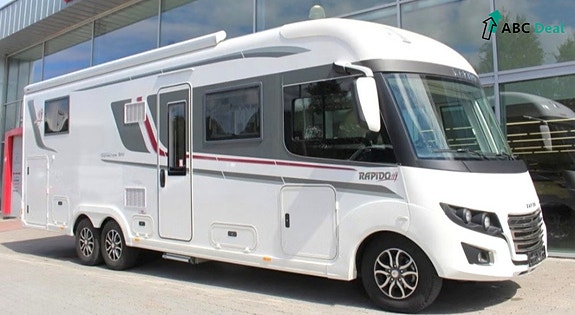 Rapido i 1090 | Hyd.st.ben | Alde | 5+5 | Q.bed+Senkes.| Solc+Invert | Stekeovn | 2x TV | Skinn | Utv.dusj+gass | V.hjul | 2 of 19