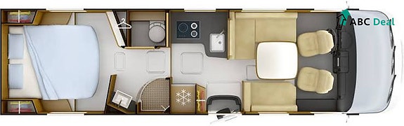 Rapido i 1090 | Hyd.st.ben | Alde | 5+5 | Q.bed+Senkes.| Solc+Invert | Stekeovn | 2x TV | Skinn | Utv.dusj+gass | V.hjul | 4 of 19