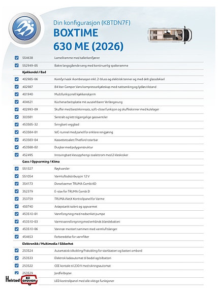 Knaus BOXTIME 630 ME 180HK|Luft|Solcelle|Lithium 14 of 30
