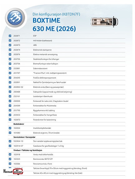 Knaus BOXTIME 630 ME 180HK|Luft|Solcelle|Lithium 12 of 30
