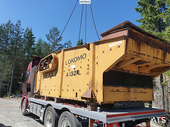 2 stk. Lokomo A 132 L sikt med fjærer og ramme 4 of 4