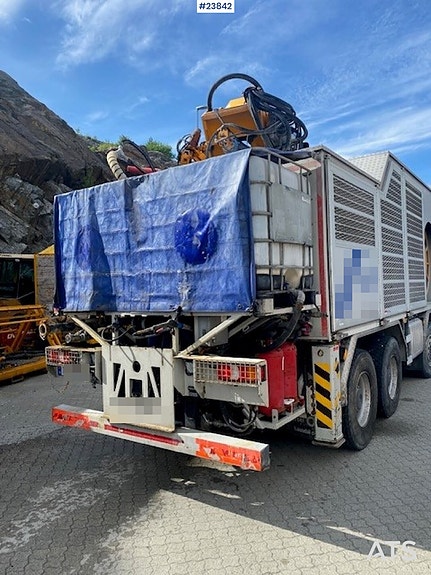 Mercedes-Benz Arocs 8x4 m/ 2017 AMV 7450H betong sprute påbygg 11 of 20