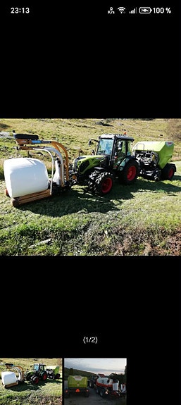 claas rollant 520 rc, kr 355 000,-
