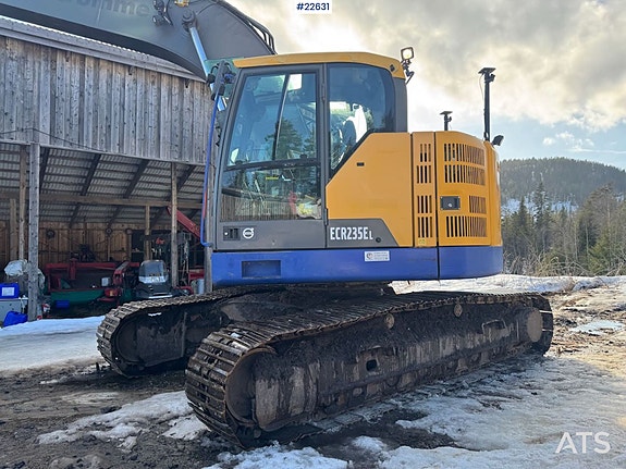 Volvo ECR235EL Beltegraver m/ Pusseskuffe, tilt og GPS 4 of 5
