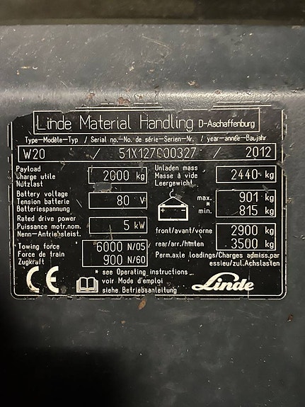 Linde W 20 5 of 5