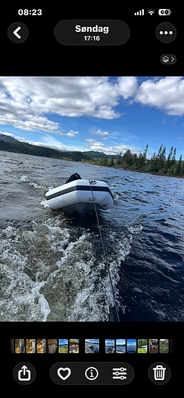 Quicksilver gummibåt med 2.5 hk Mercury selges 4 of 5