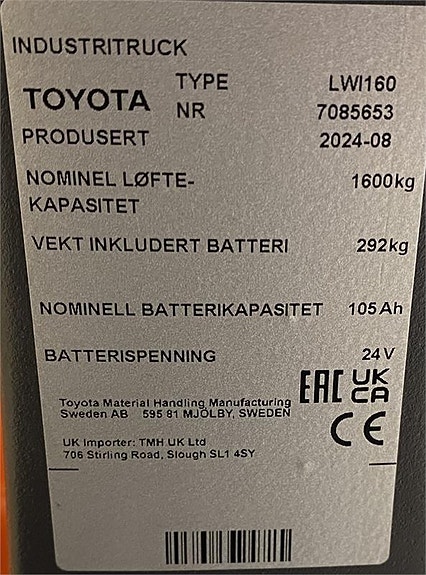 Toyota LWI160 4 of 4