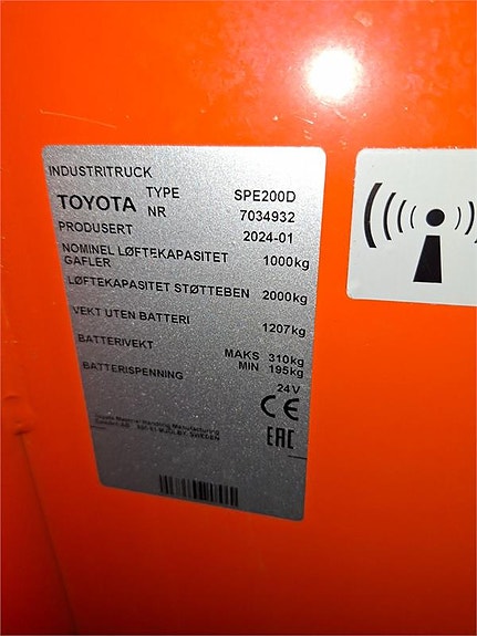 Toyota SPE200D 4 of 4