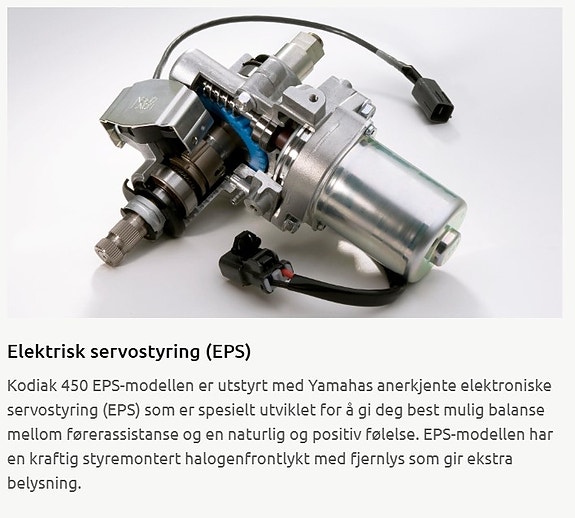 Yamaha Kodiak 450 EPS TA registrert (16 år traktor) 9 of 14