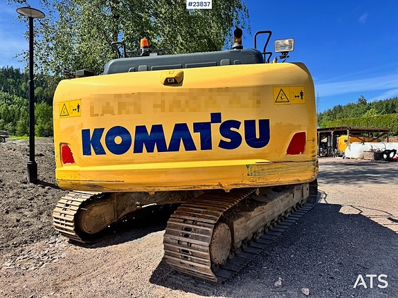 Komatsu PC210LC Gravemaskin m/ Rototilt fra 2020 og 2 skuffer. SE VIDEO 5 of 5