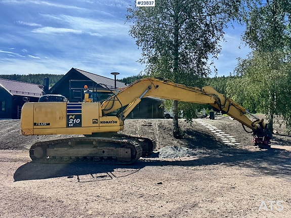 Komatsu PC210LC Gravemaskin m/ Rototilt fra 2020 og 2 skuffer. SE VIDEO 3 of 5