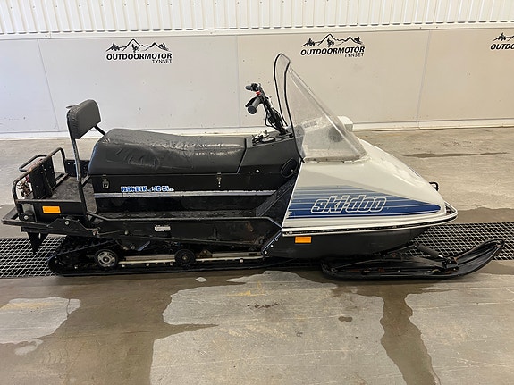Ski-doo Nordic 600, El.start + Snor. Gir høy-lav-revers. 60cm bredt belte, Pen Veteran 4 of 5