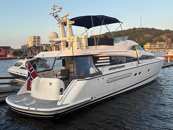 2001 Fairline Squadron 65 fot. «Jolle» siste bilde inkl ved hurtig salg! Ring! 2 of 30