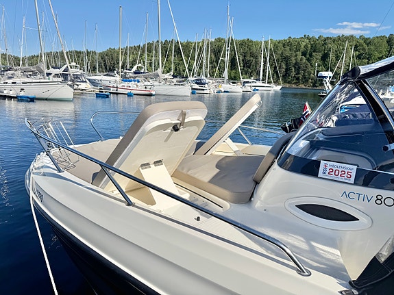 Quicksilver 805 Activ Sundeck m/Mercury 300-//Uttern/Askeladden/Nordkapp/Yamarin 4 of 5