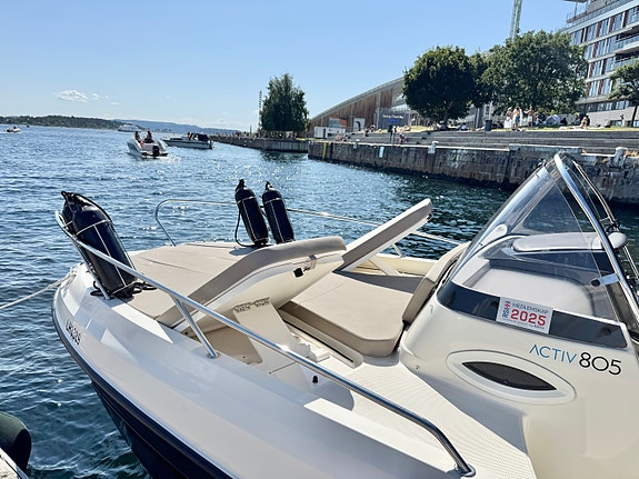 Quicksilver 805 Activ Sundeck m/Mercury 300-//Uttern/Askeladden/Nordkapp/Yamarin 3 of 5