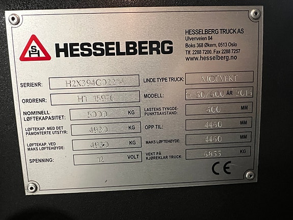 Linde H50D-02 #TAR INNBYTTE# 18 of 18