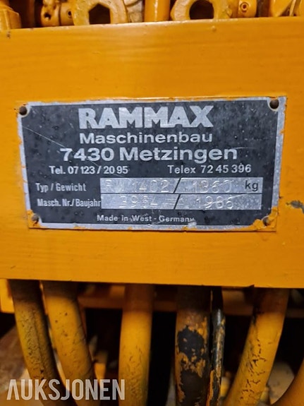 Rammax Grøftevals/komprimator 2 of 2