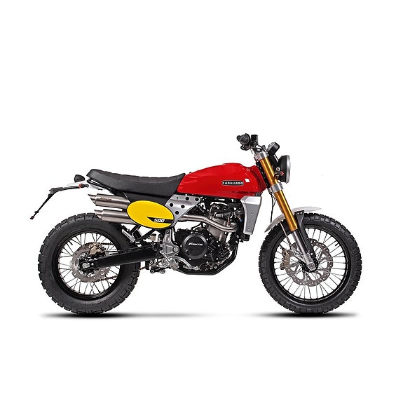 Fantic Caballero Scrambler 500-Tilbud nå. Tilgjengelig i rød, sø 4 of 5
