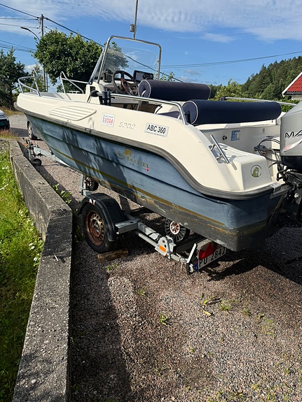 Uttern med Mariner 75kh 2t og henger 5 of 5