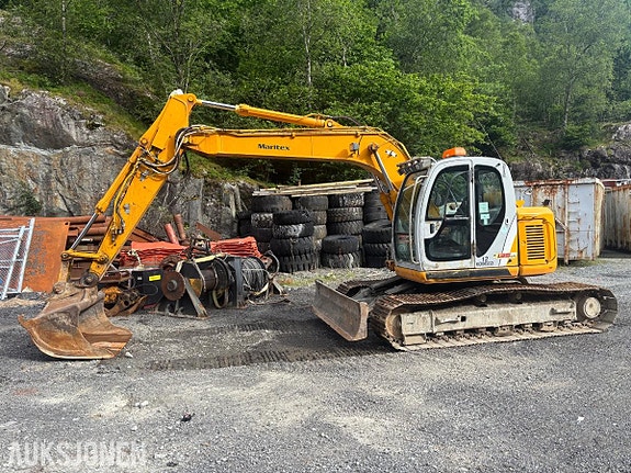 Kobelco New Holland Kobelco E135SR-1ES beltegraver – pusseskuff og tømmerklype medfølger 2 of 5