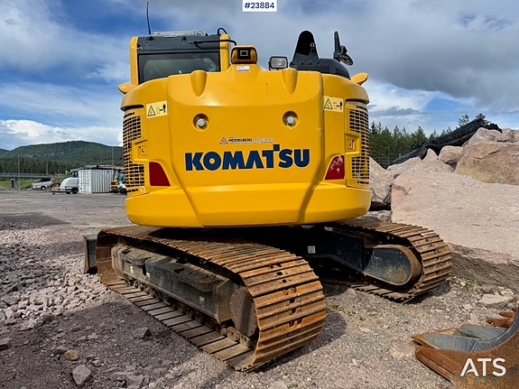 Komatsu PC1380US-11 Gravemaskin m/ Rototilt og Pusseskuffe. 3 of 5