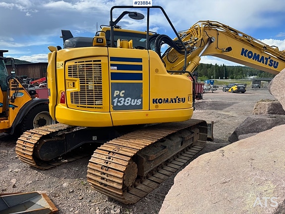 Komatsu PC1380US-11 Gravemaskin m/ Rototilt og Pusseskuffe. 5 of 5