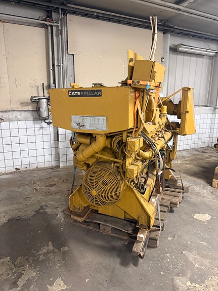 Caterpillar 3412 V12 marinedieselmotor – 730 HK – Fungerende ved demontering 3 of 5