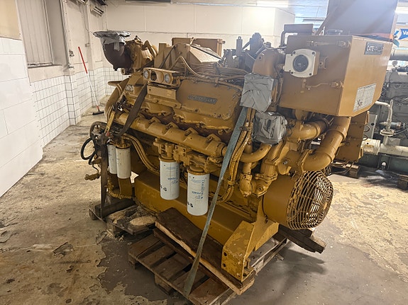 Caterpillar 3412 V12 marinedieselmotor – 730 HK – Fungerende ved demontering 2 of 5