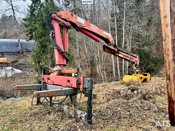 HMF 1150 Kran m/ Grabb. 3 of 5