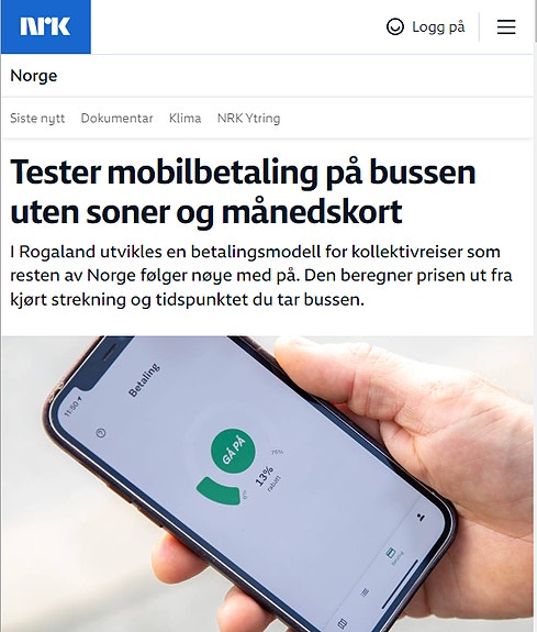 Vi utvikler Kolumbus appen