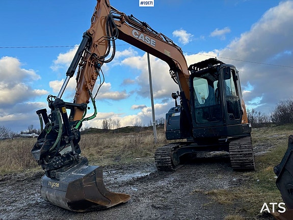 Case CX85D SR m/ Rototilt, smalskuffe og tannskuffe. SE VIDEO 2 of 5