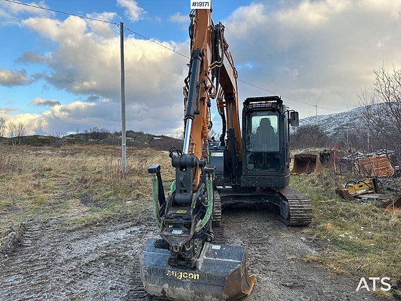 Case CX85D SR m/ Rototilt, smalskuffe og tannskuffe. SE VIDEO 3 of 5