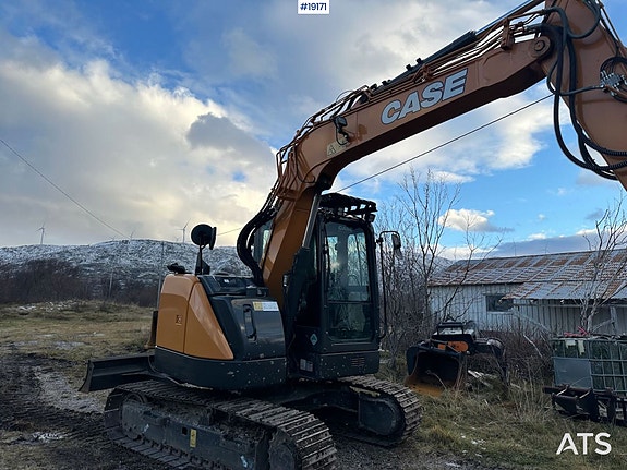 Case CX85D SR m/ Rototilt, smalskuffe og tannskuffe. SE VIDEO 4 of 5