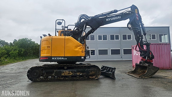 Hyundai HX130A rototilt, sentralsmøring, to-delt bom ++ 4 of 5