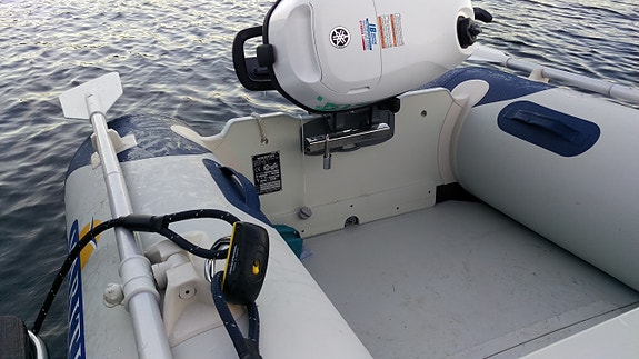 9 fots gummibåt med 4hk 4-takts Yamaha selges 4 of 5