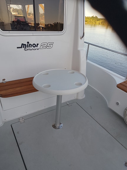 Minor 25 Offshore. Innbytte.Også dyrere Lukket motorbåt/ dekksalong/motorseiler. 5 of 5
