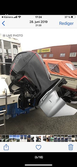 Bella 580 c 115 HK motor 2019 modell med forsterket underhus  og kun 100 timer 3 of 5