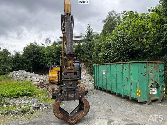 Caterpillar 326FLN gravemaskin m/oilquick, klype, pusseskuffe, dieseltank, magnet, betongknuser, tannskuffe og pigghammer 4 of 5