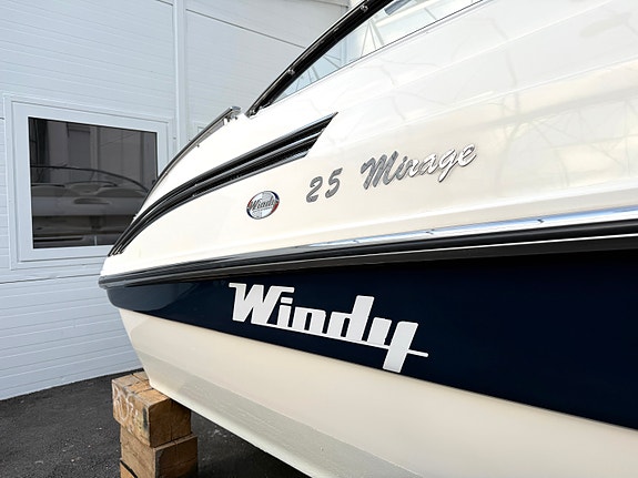 Windy Mirage 25. 280 hk Volvo Penta 5.7L V8. Ankervinsj. Ny base/motorblokk 2014 14 of 30