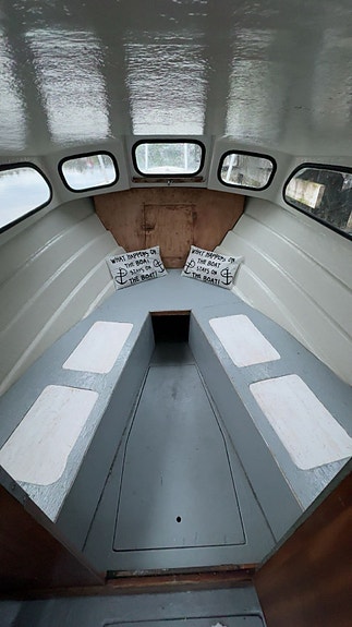 Ny restaurert snekke med Volvo penta 2 sylindret 9 of 10