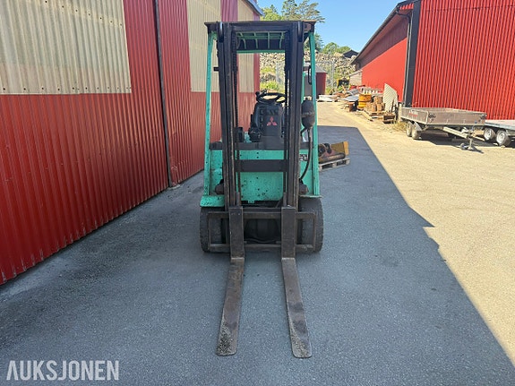 Mitsubishi FB25K elektrisk gaffeltruck – 2,5 tonn – 3,3 m løftehøyde – Reparasjonsobjekt 3 of 5